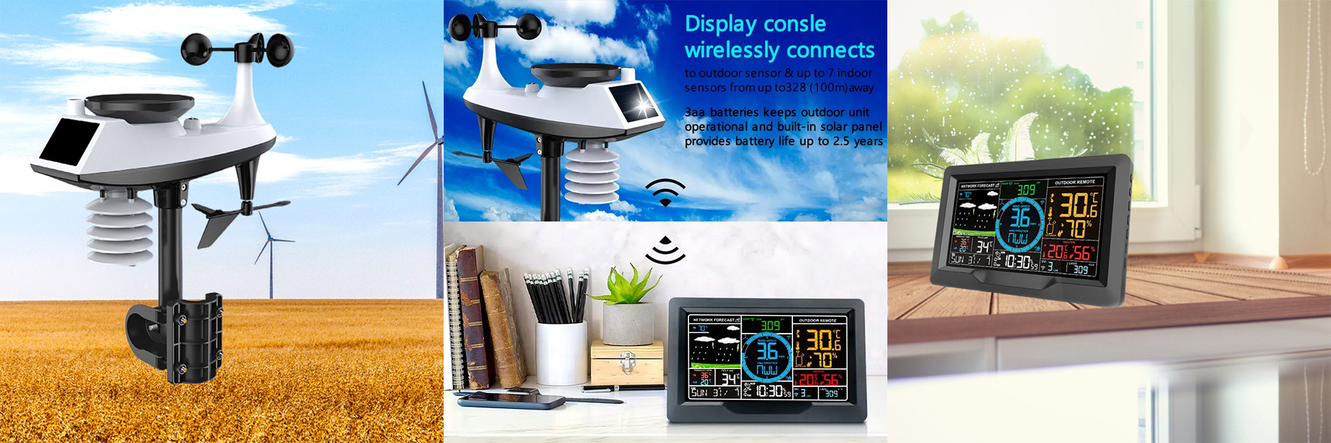 chất lượng Trạm thời tiết không dây nhà máy sản xuất
